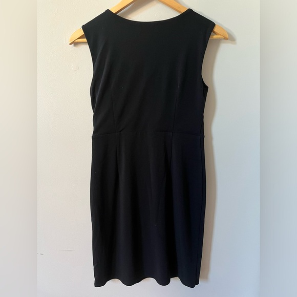 Ann Taylor Petite 0P Stretch Black Work Dress - Picture 4 of 5